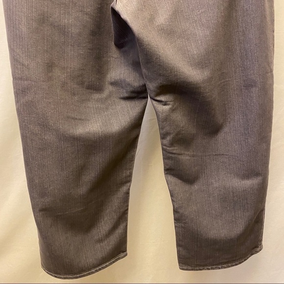 KB8782 Jeans 50x29 Gray Back Flap Embroidered Pockets (Tag Size 52) Straight - Picture 6 of 10